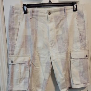 Levi Strauss Co Cargo Shorts Size 38.5 Mens Beige‎